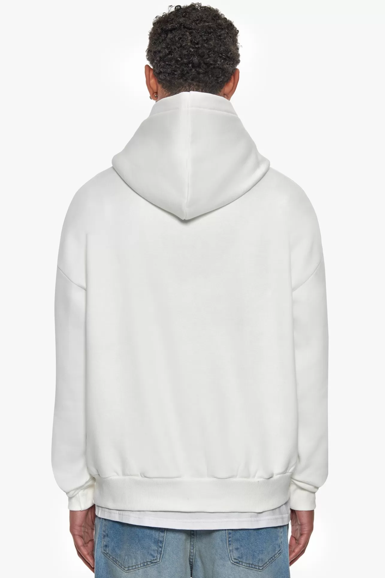Dropsize HEAVY OVERSIZE OVAL BROKEN DREAMS HOODIE CREAM WHITE* Hoodie