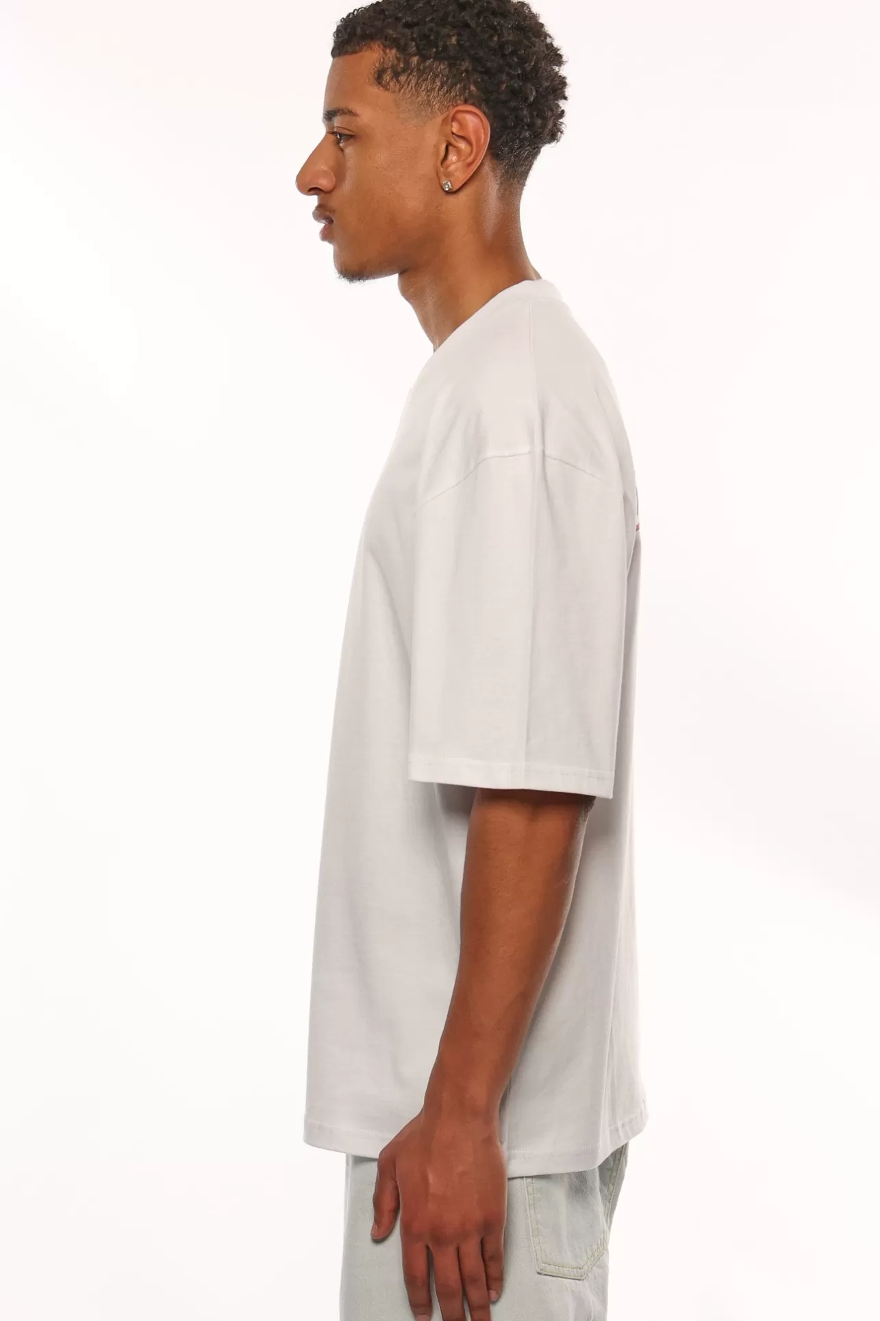 Dropsize HEAVY OVERSIZE PEACE OF MIND T-SHIRT WHITE* T Shirt