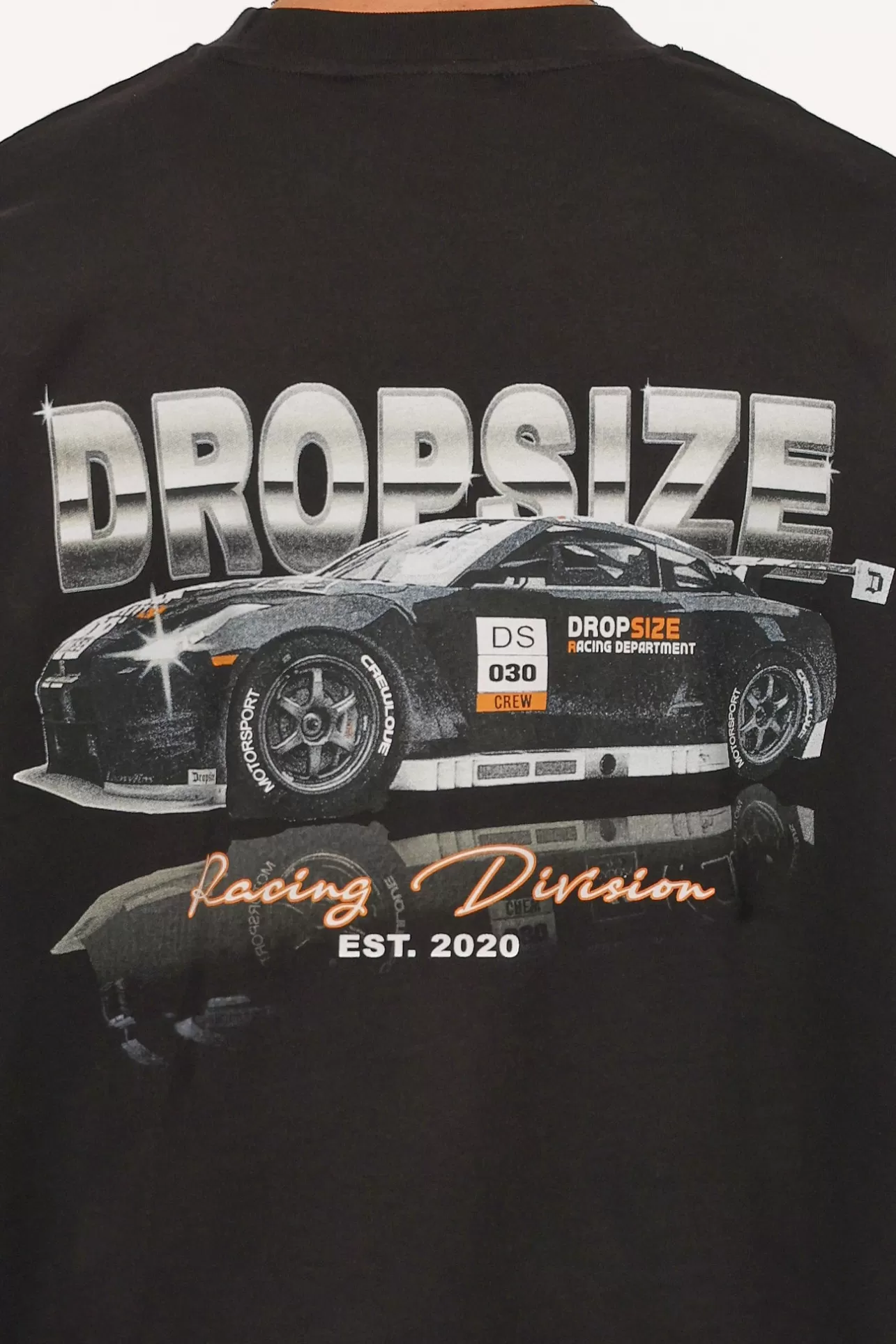 Dropsize HEAVY OVERSIZE RACING DIVISION T-SHIRT BLACK* T Shirt