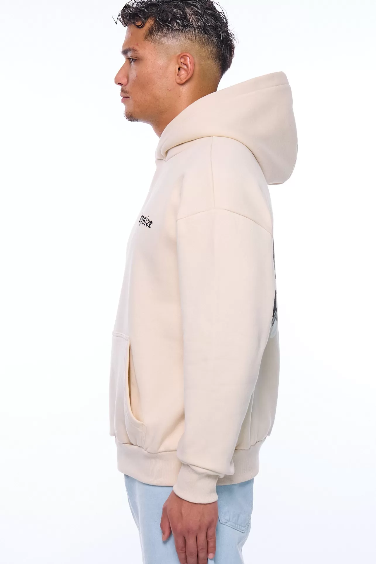 Dropsize HEAVY OVERSIZE RISE ABOVE THE REST COCONUT MILK* Hoodie