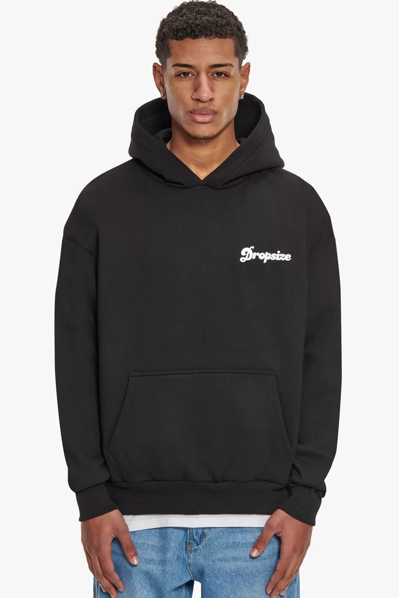 Dropsize HEAVY OVERSIZE SKY IS THE LIMIT HOODIE BLACK* Hoodie