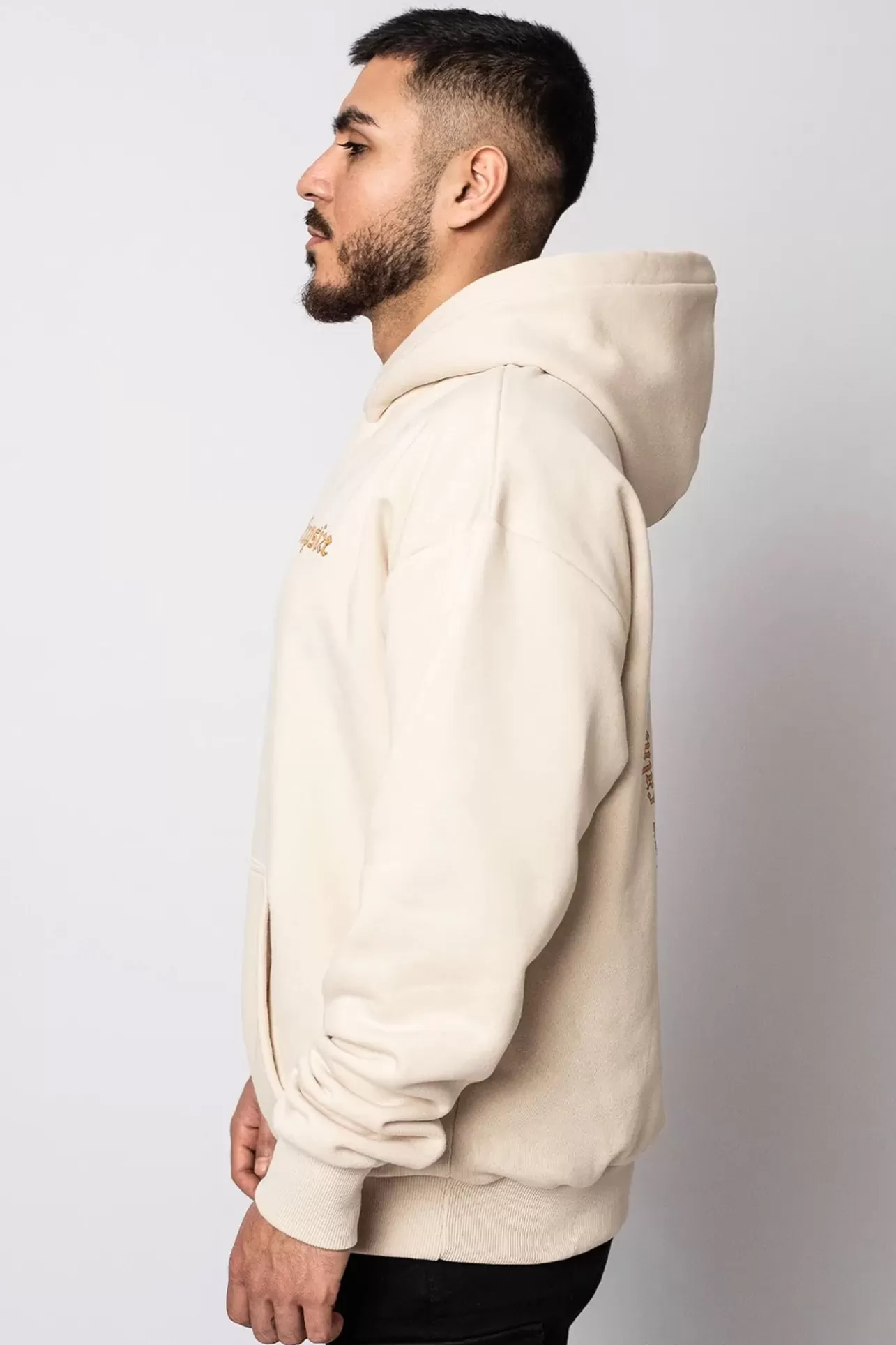 Dropsize HEAVY OVERSIZE WHITE DOVE 2.0 HOODIE COCONUT MILK* Hoodie