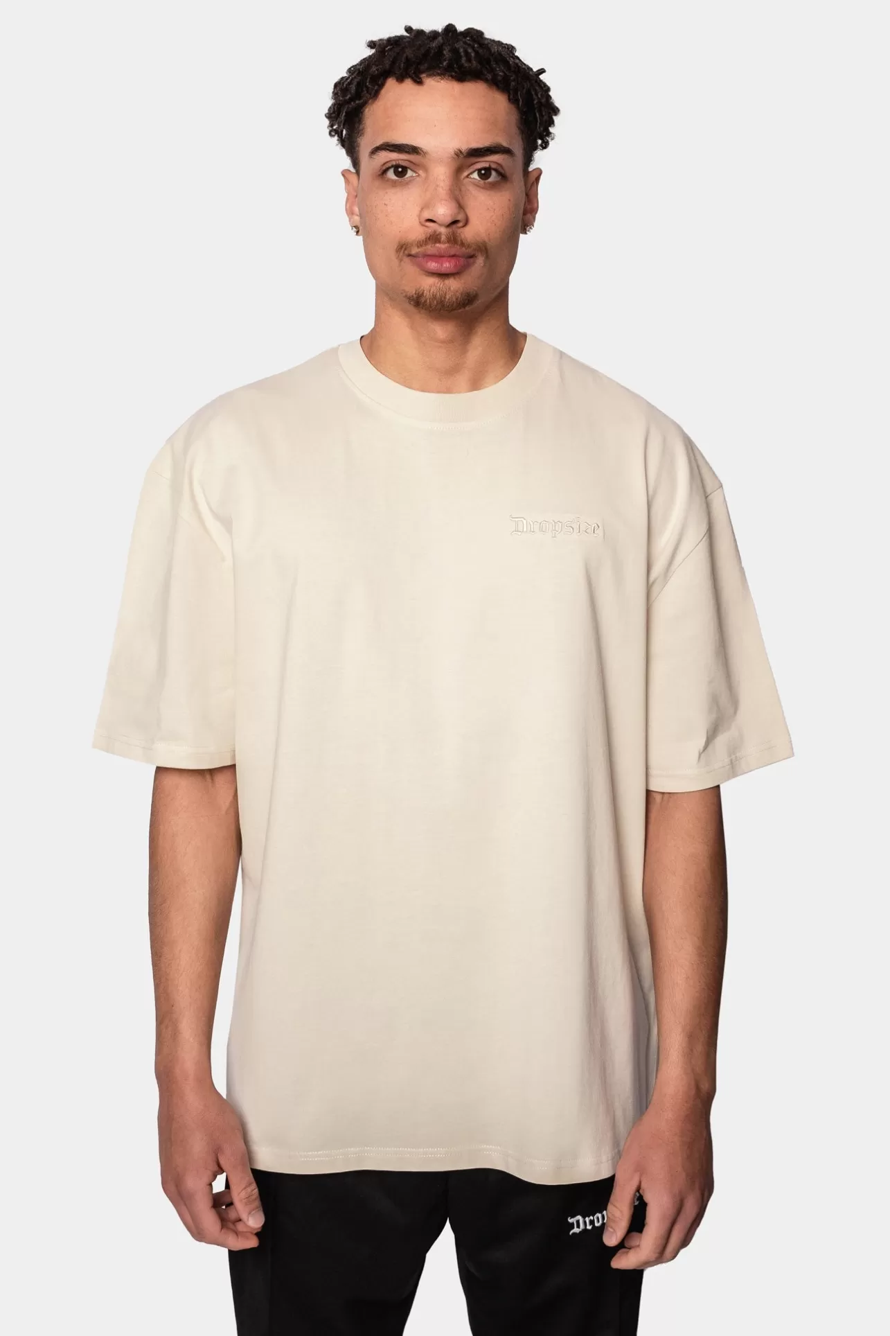 Dropsize HEAVY OVERSIZE WHITE DOVE 2.0 T-SHIRT COCONUT MILK* T Shirt