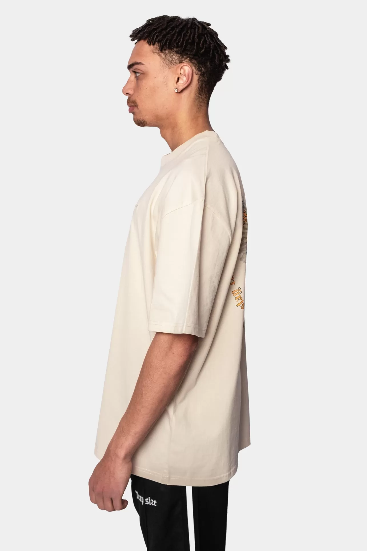 Dropsize HEAVY OVERSIZE WHITE DOVE 2.0 T-SHIRT COCONUT MILK* T Shirt