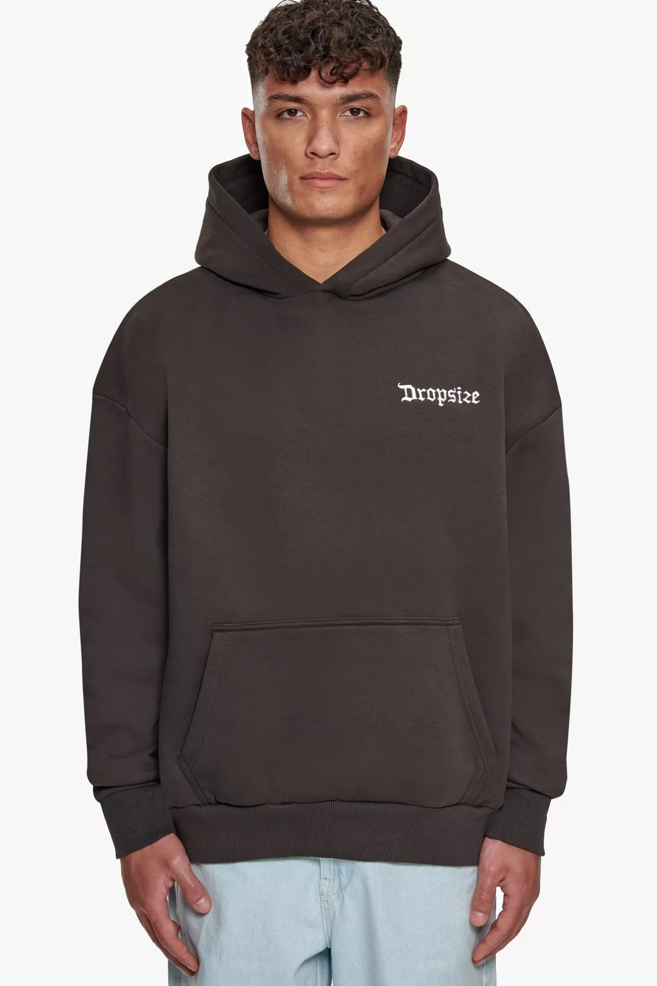 Dropsize HEAVY OVERSIZED DÜRER HOODIE WASHED BLACK* Hoodie