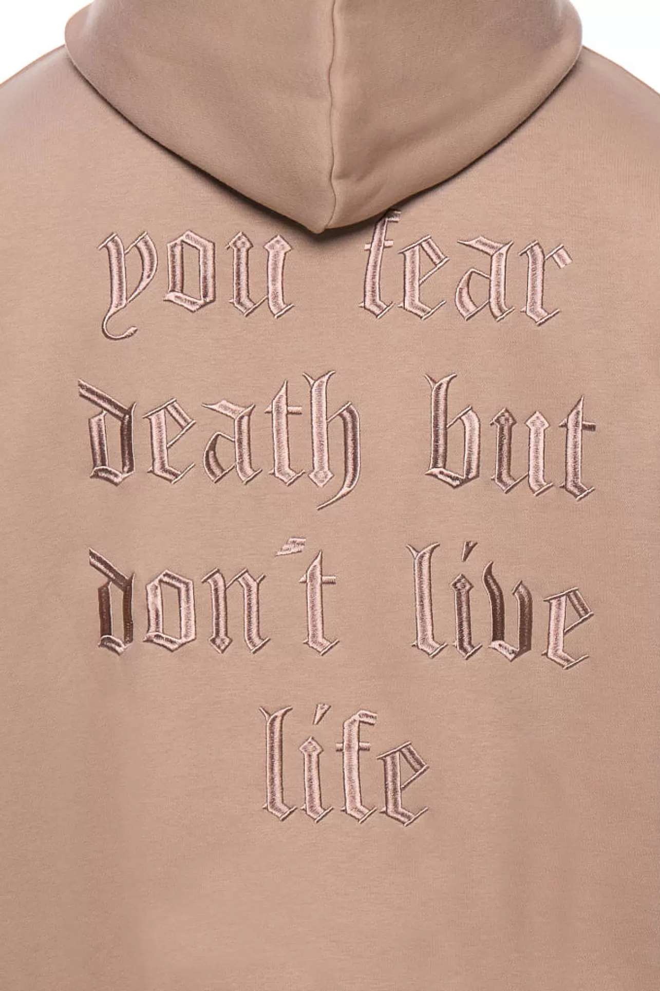 Dropsize HEAVY OVERSIZED WE WARE THE HUSTLE HOODIE WEATHERED TEAK* Hoodie