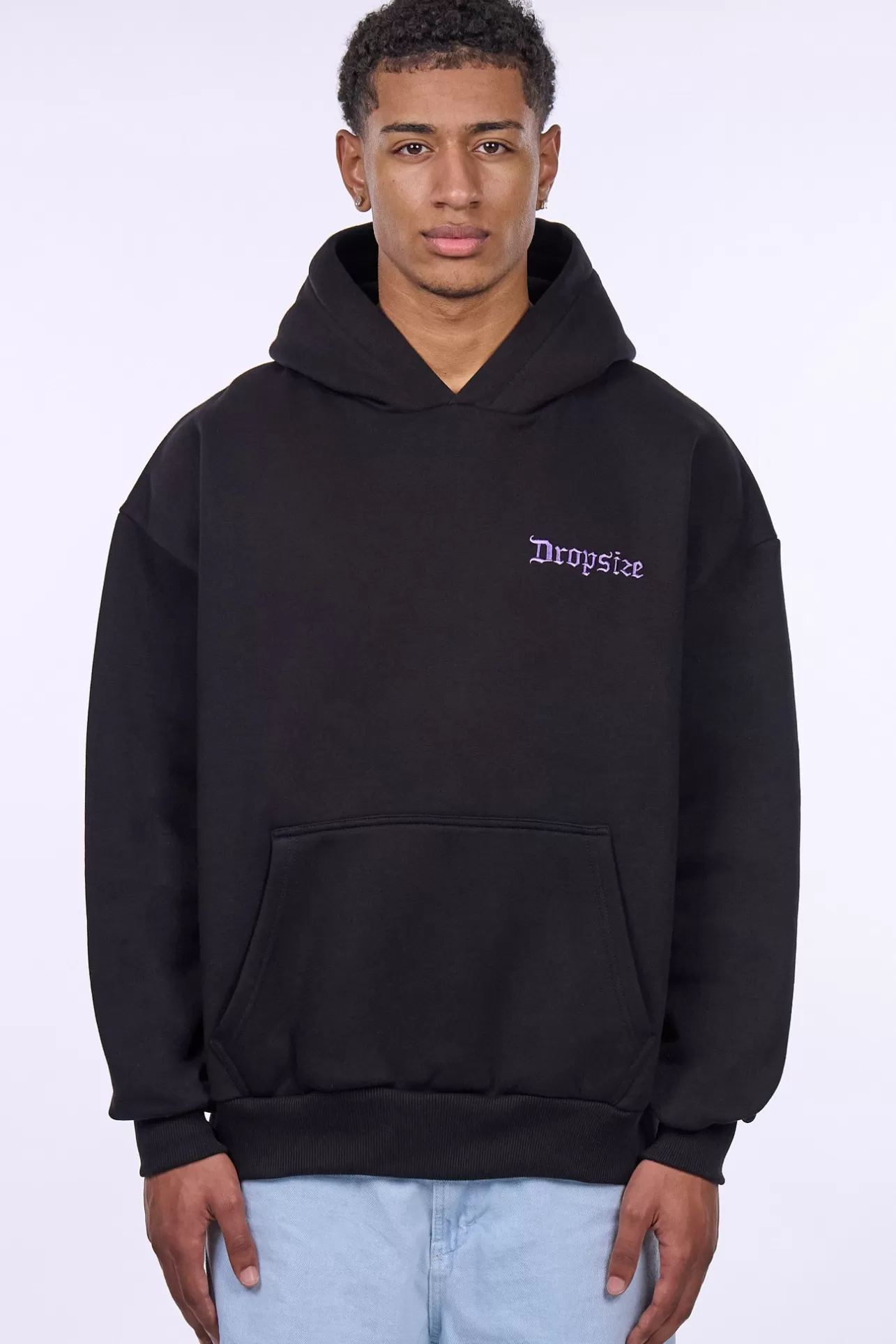 Dropsize HEAVY OVERZIZE NEON PANTHER HOODIE BLACK* Hoodie