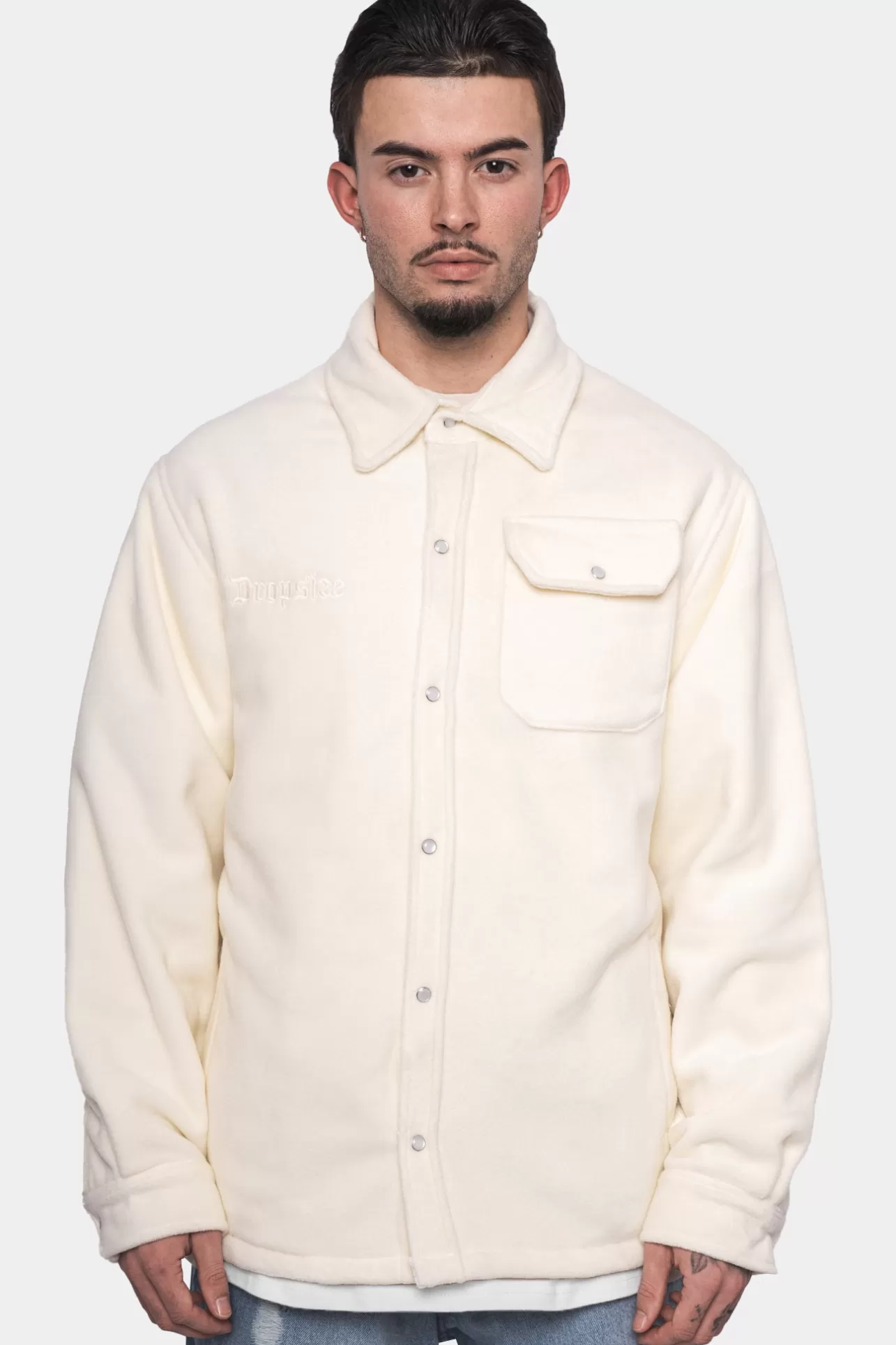 Dropsize HEAVY V2 FLEECE JACKET CREAM WHITE* Jackets