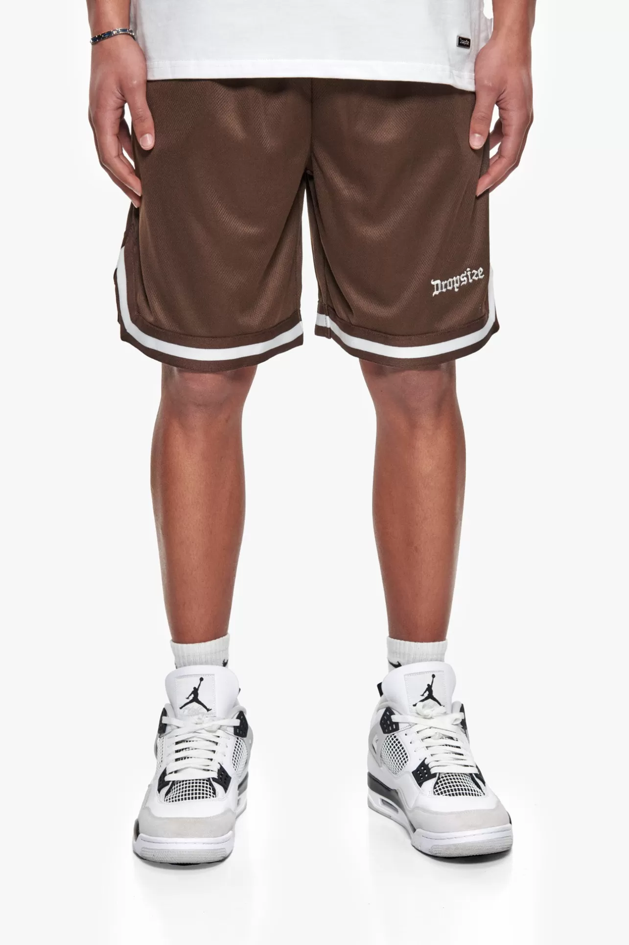 Dropsize LOGO MESH SHORT CHOCOLATE BROWN* Shorts