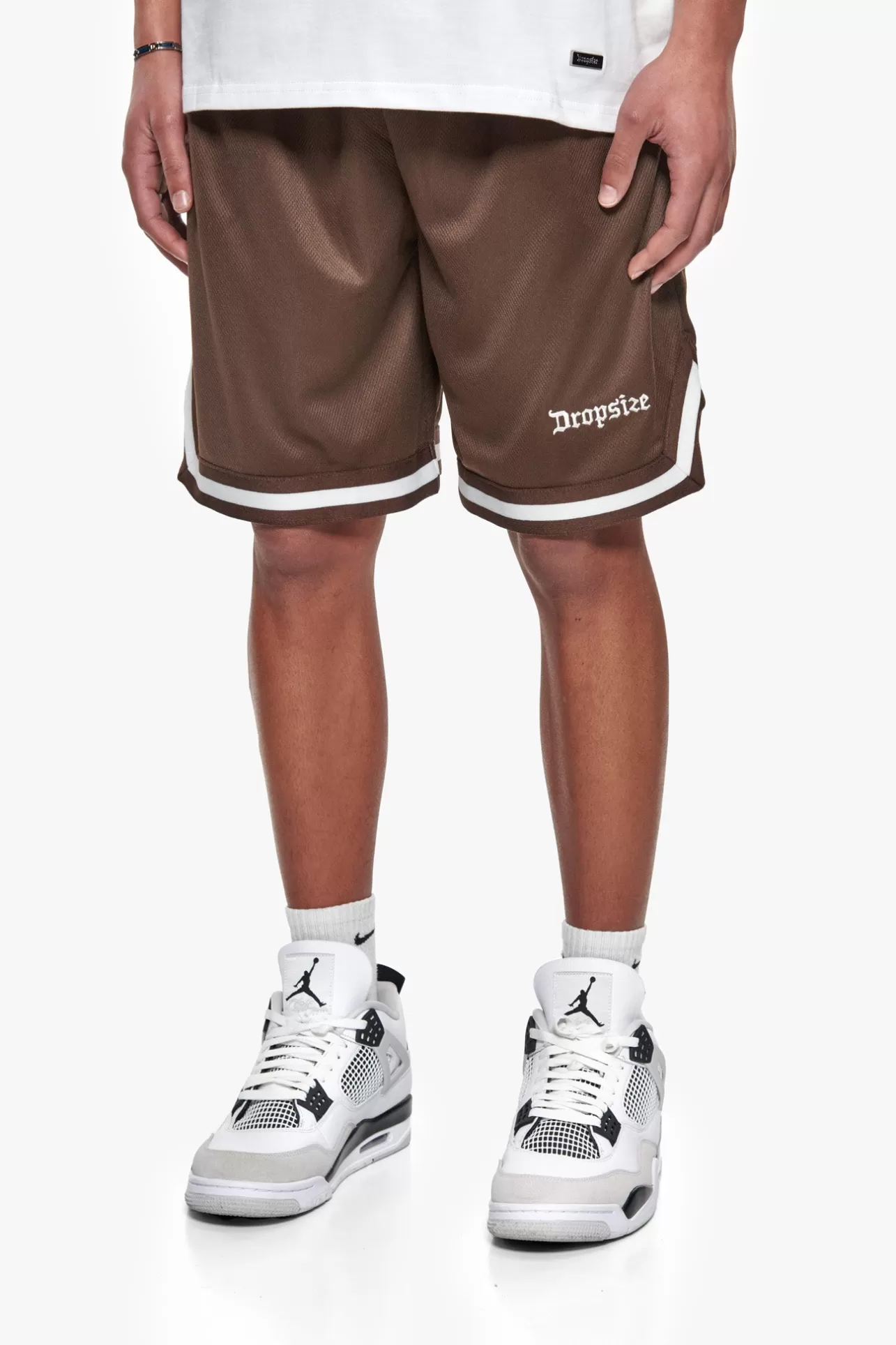 Dropsize LOGO MESH SHORT CHOCOLATE BROWN* Shorts
