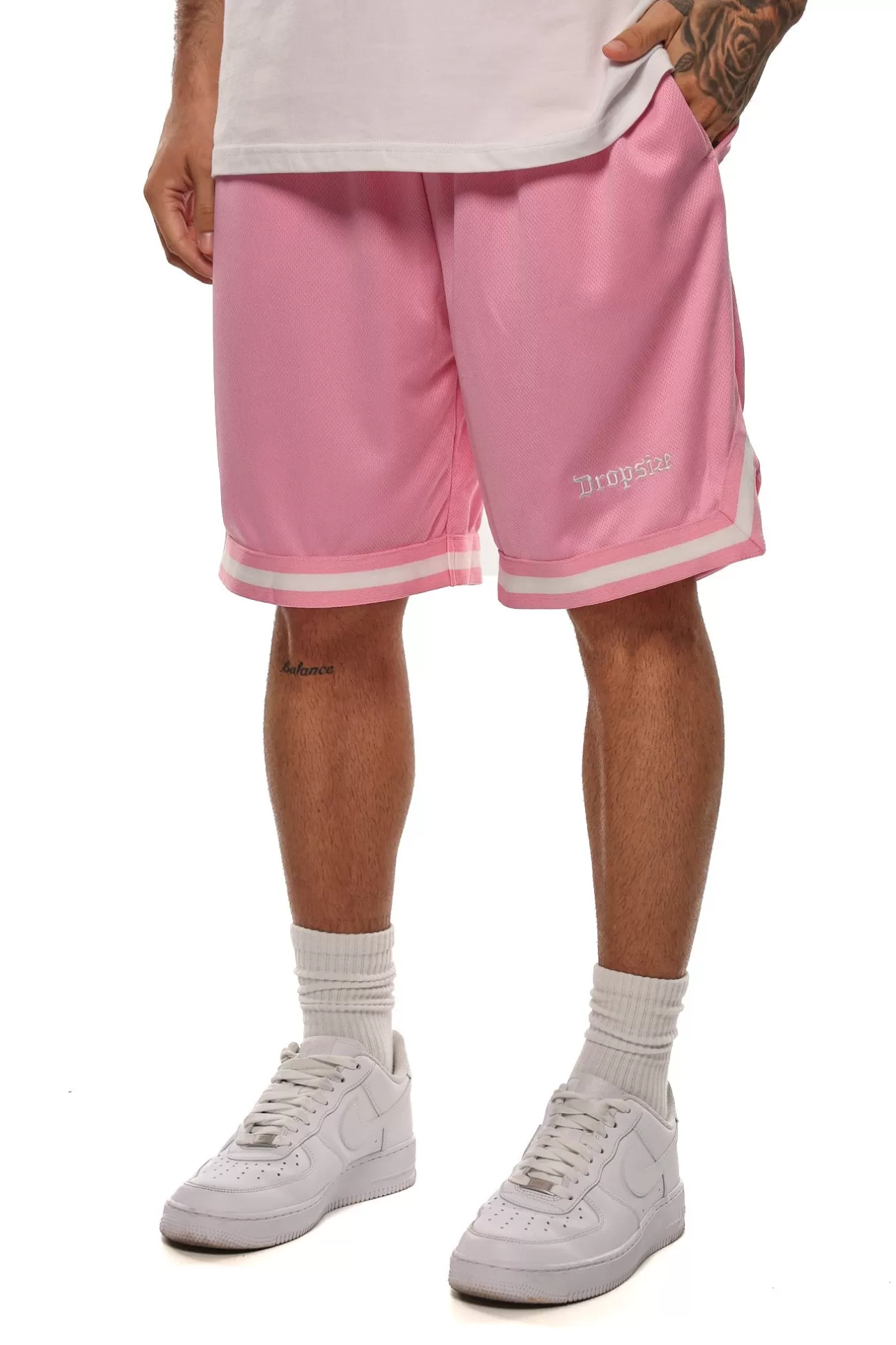 Dropsize LOGO MESH SHORT ROSA* Shorts