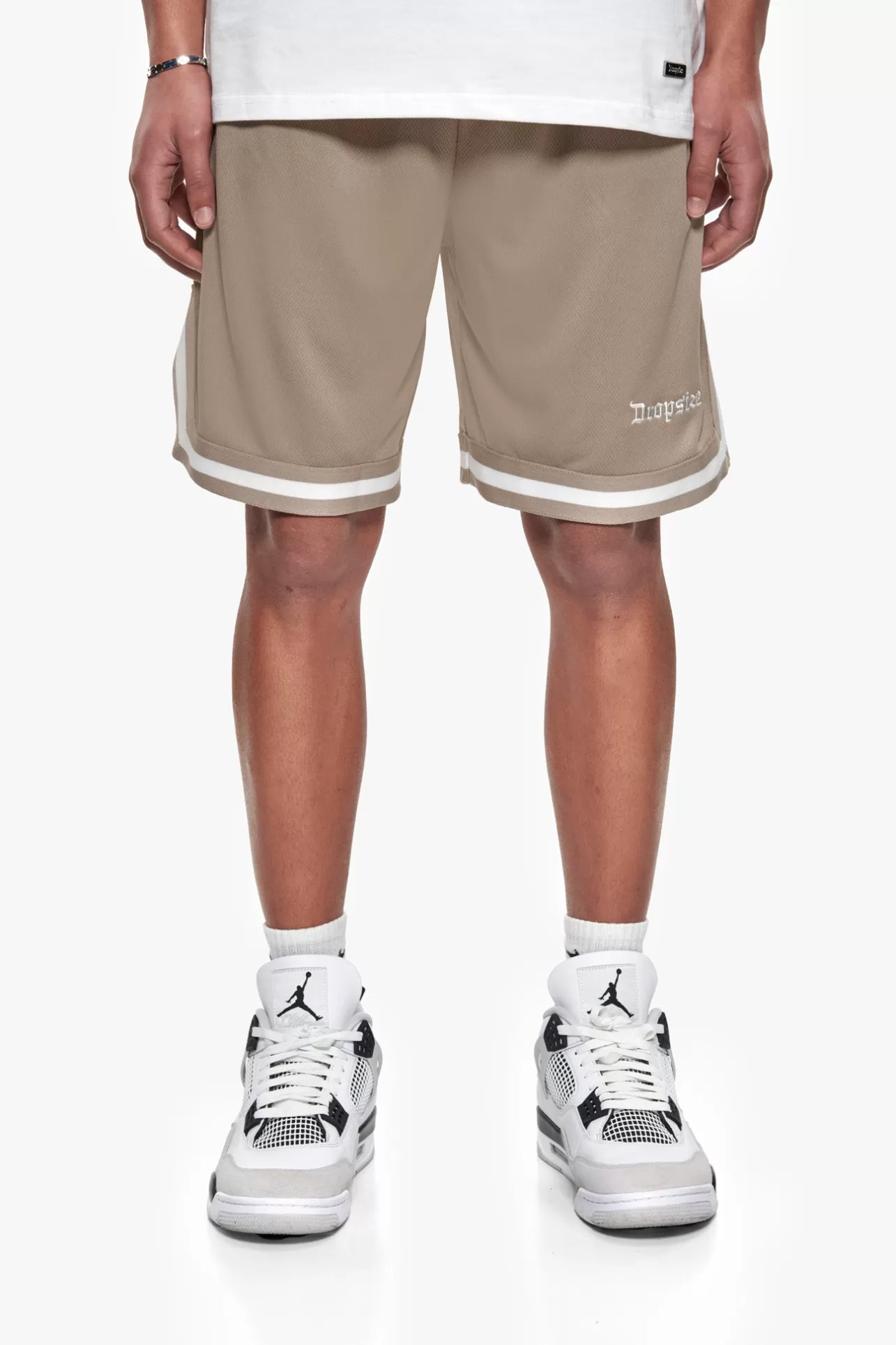 Dropsize LOGO MESH SHORT SIMPLY TAUPE* Shorts