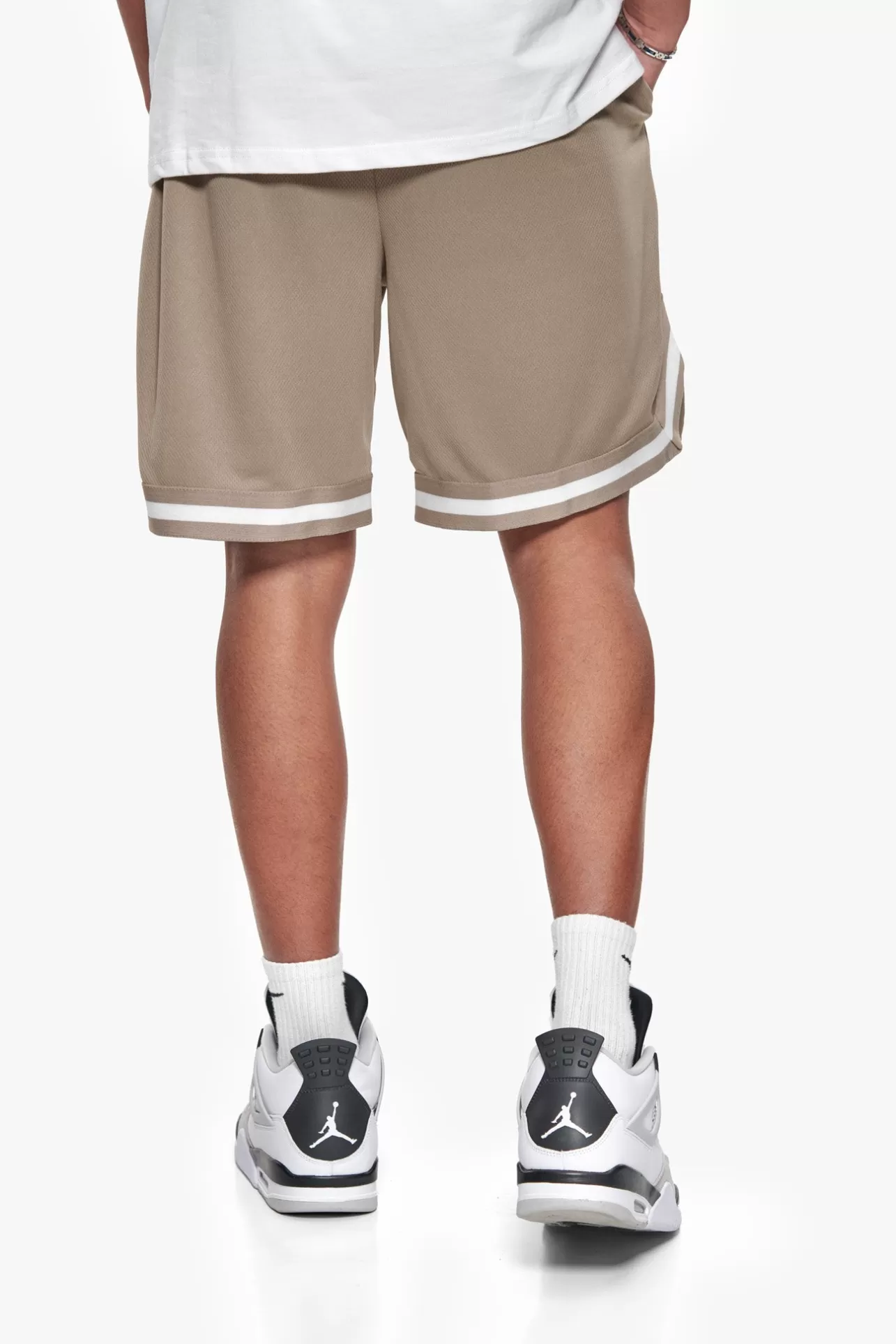 Dropsize LOGO MESH SHORT SIMPLY TAUPE* Shorts