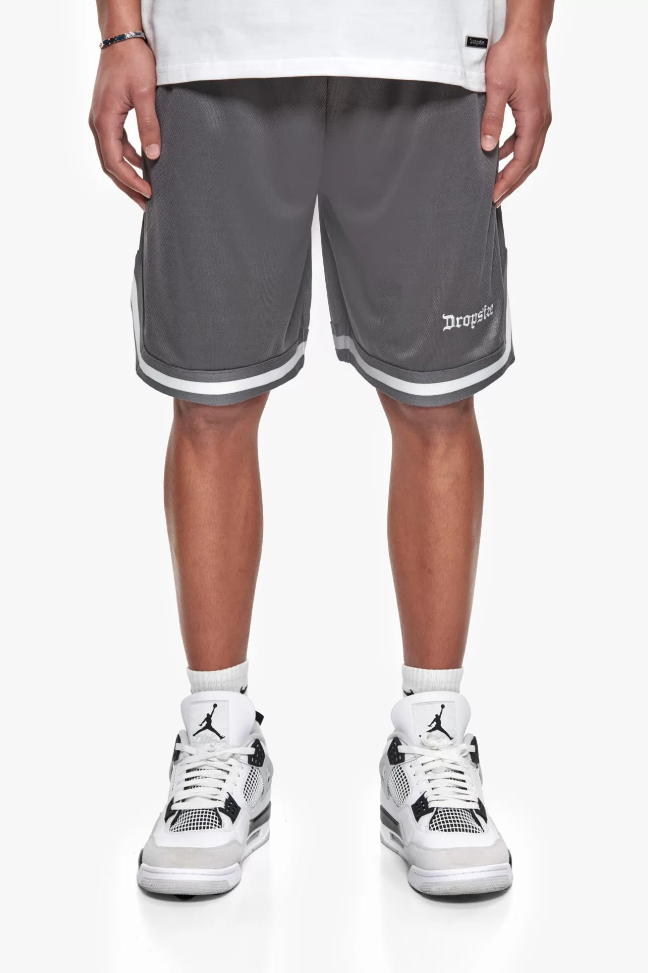 Dropsize LOGO MESH SHORT STEEL GREY* Shorts
