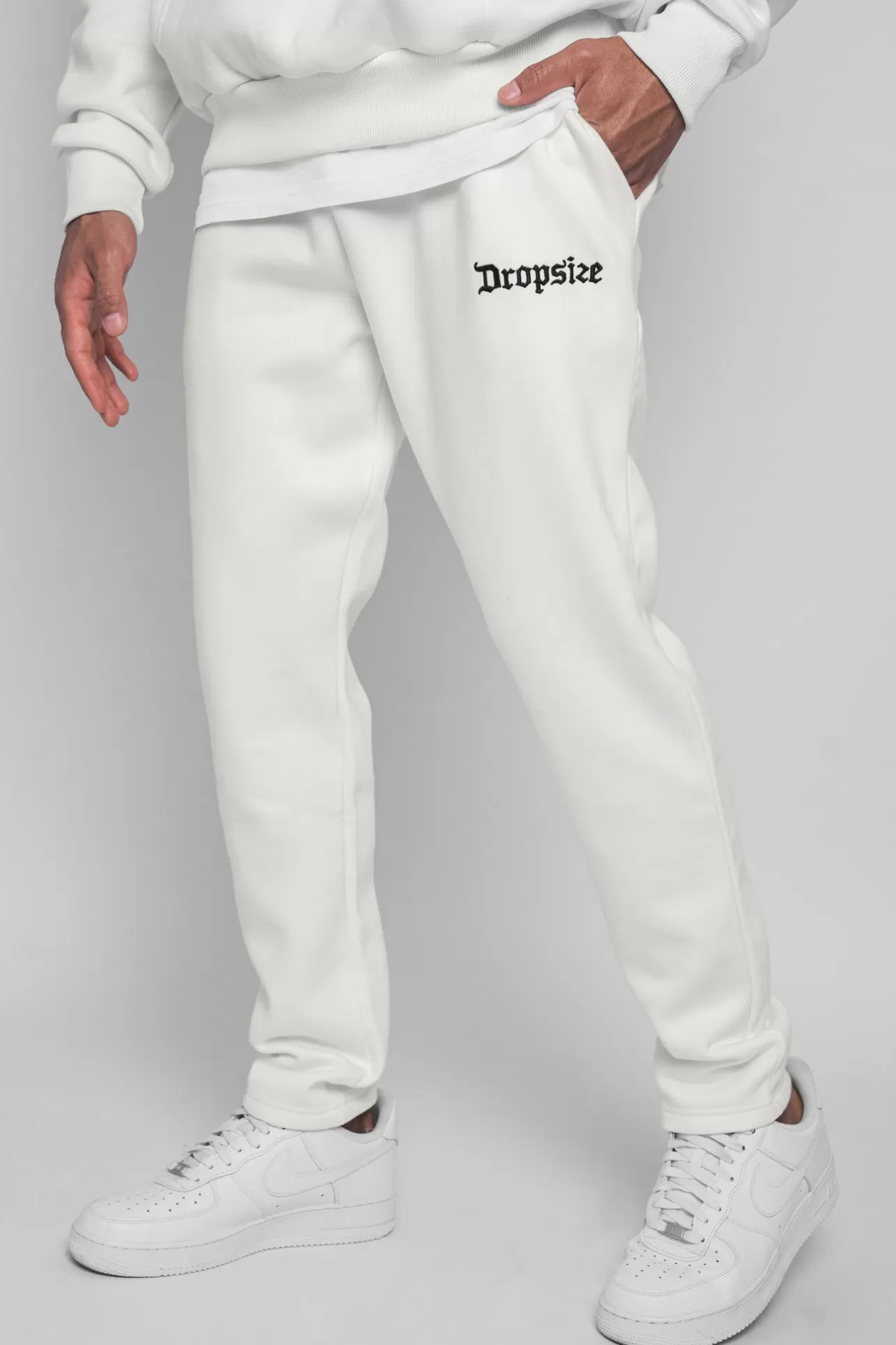 Dropsize LOGO SWEAT PANT CREAM WHITE* Jogging