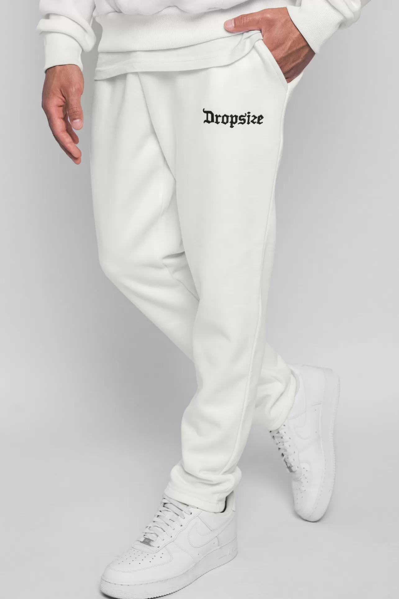 Dropsize LOGO SWEAT PANT CREAM WHITE* Jogging