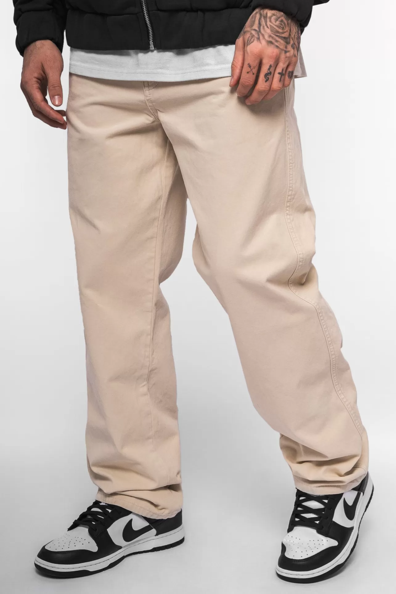 Dropsize LOOSE FIT V3 JEANS CREAM WHITE* Jeans
