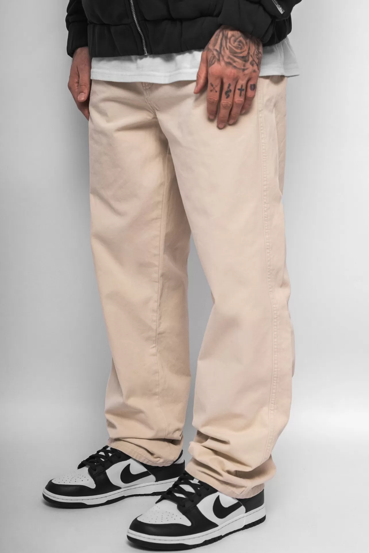 Dropsize LOOSE FIT V3 JEANS CREAM WHITE* Jeans