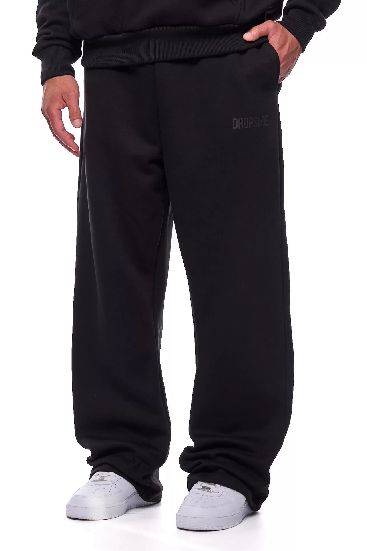 Dropsize OPEN LEG JOGGER BLACK* Jogging