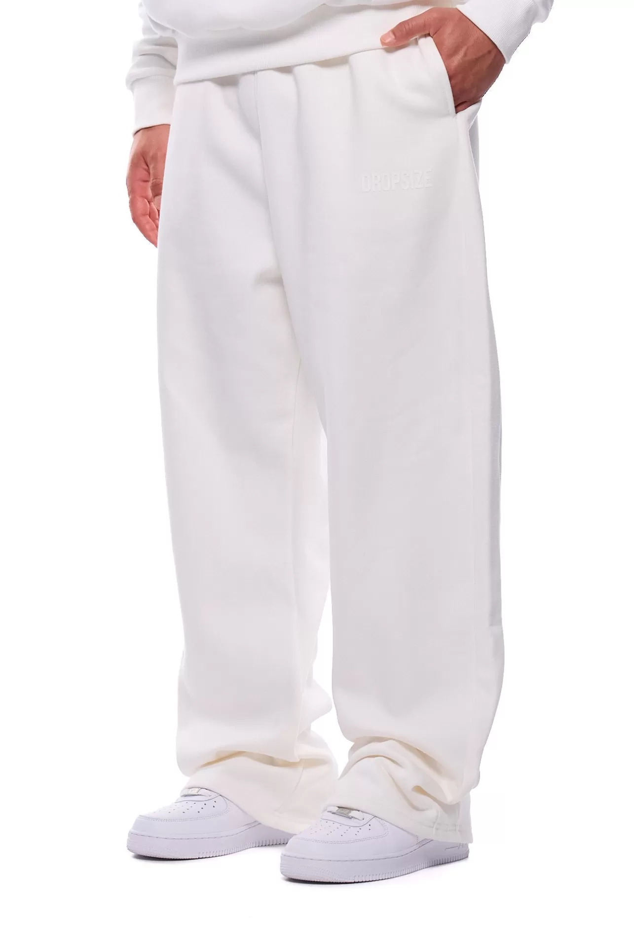 Dropsize OPEN LEG JOGGER CREAM WHITE* Jogging