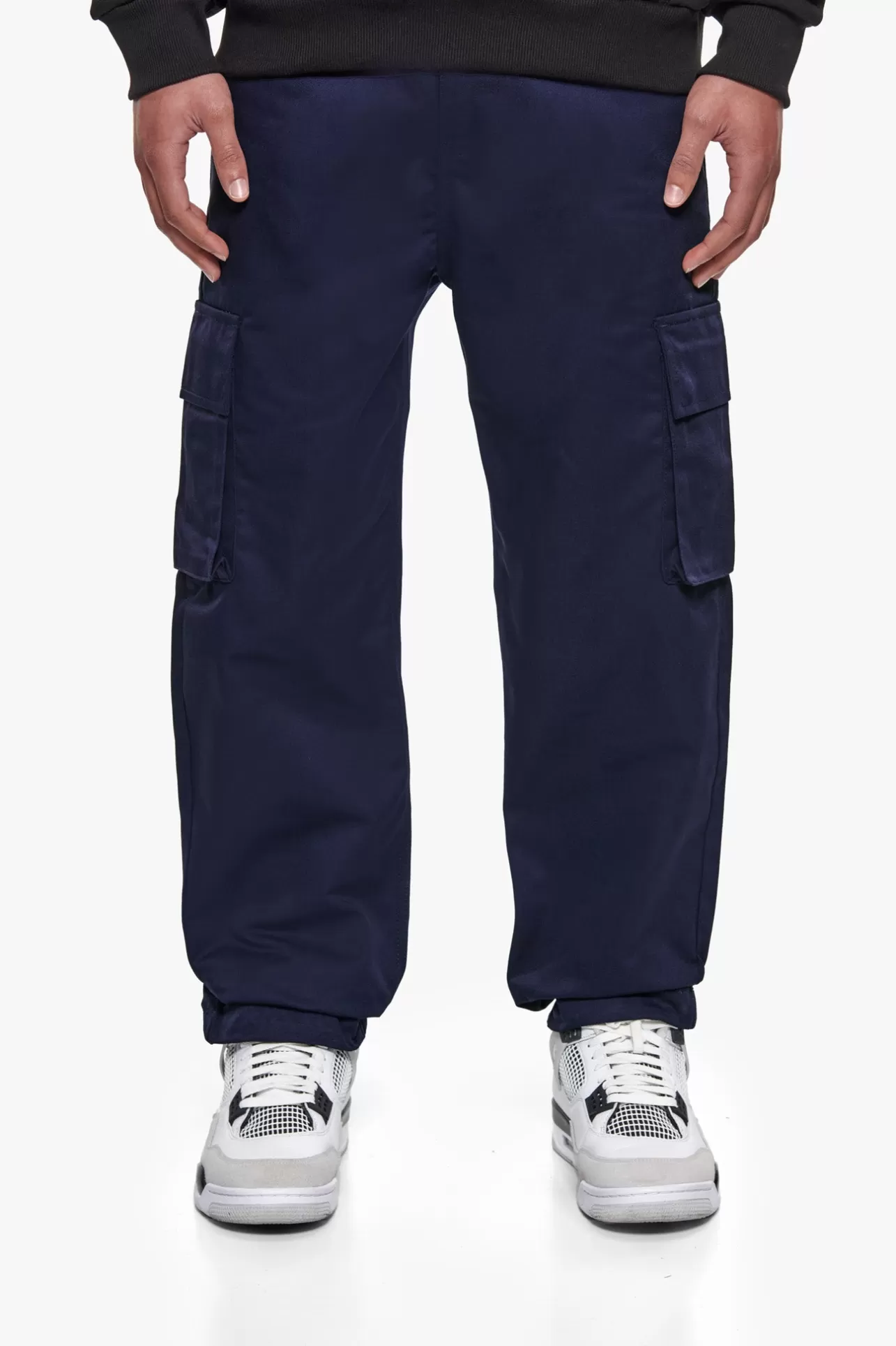 Dropsize SINGLE CARGO POCKET WORK WEAR PANTS NAVY* Cargoes