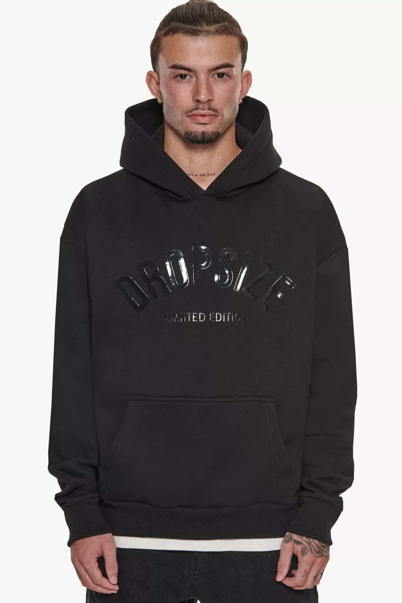 Dropsize SUPER HEAVY OVERSIZE DS LIMITED HOODIE BLACK* Hoodie