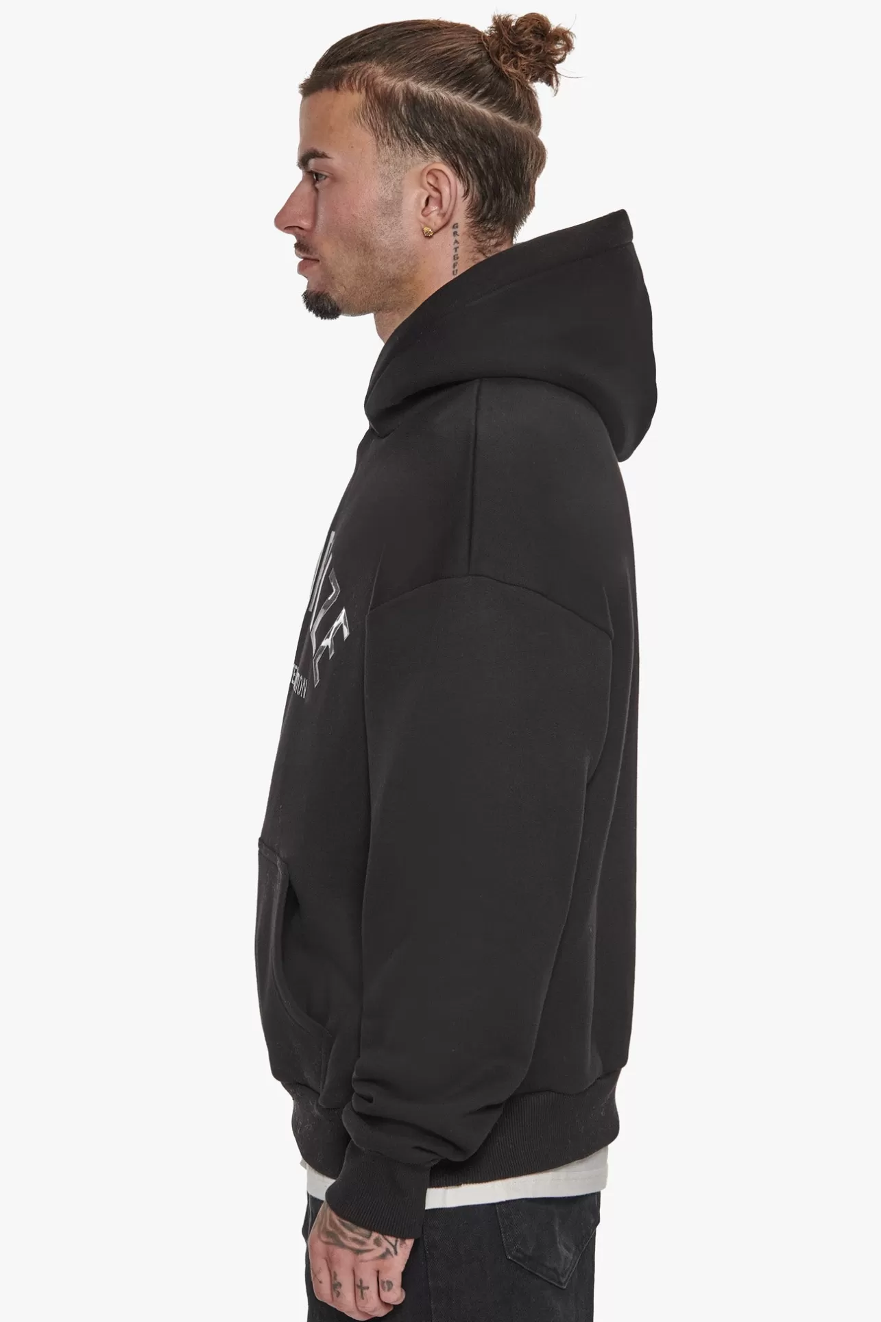 Dropsize SUPER HEAVY OVERSIZE DS LIMITED HOODIE BLACK* Hoodie