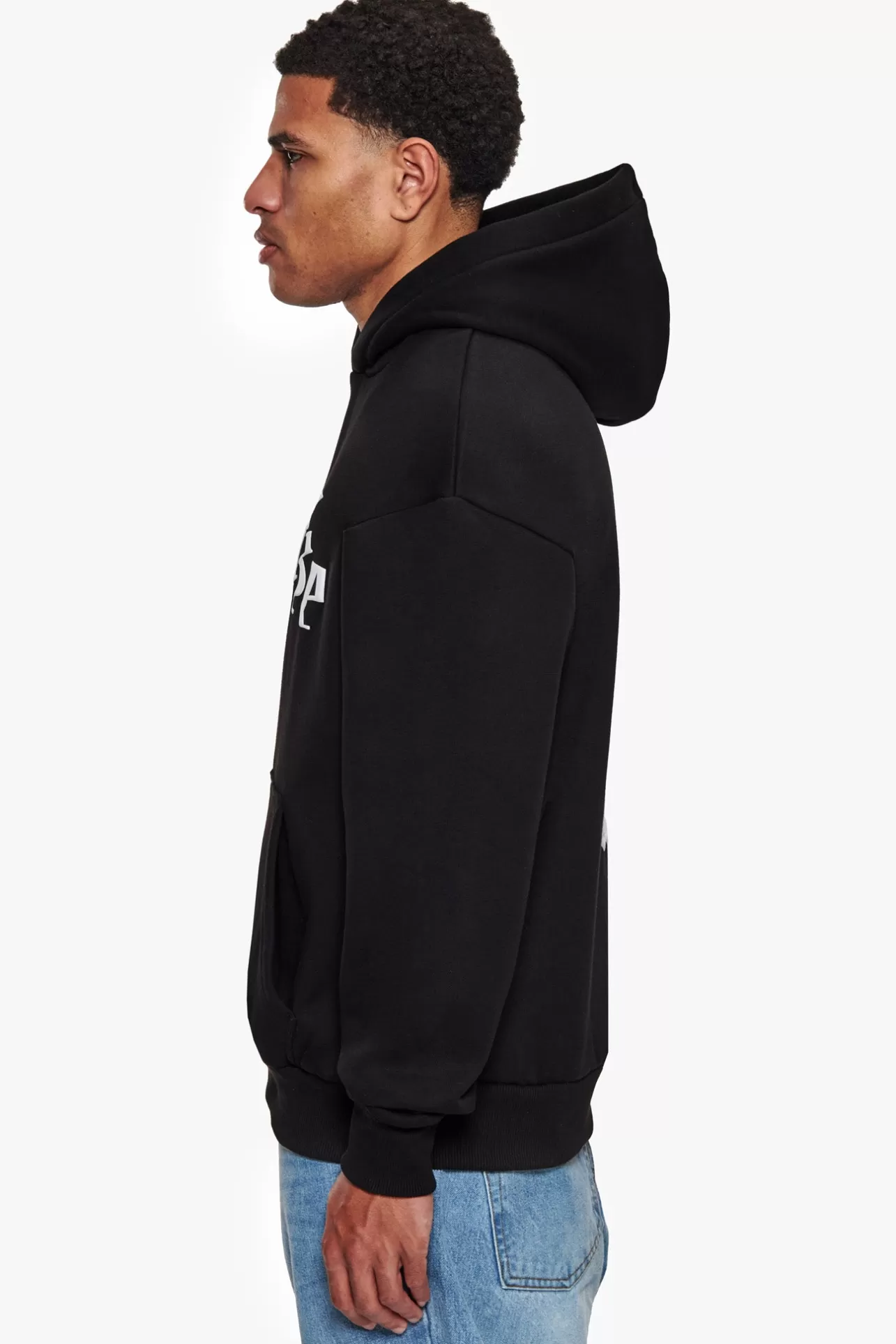 Dropsize SUPER HEAVY OVERSIZE FUTURE IS OURS HOODIE BLACK* Hoodie