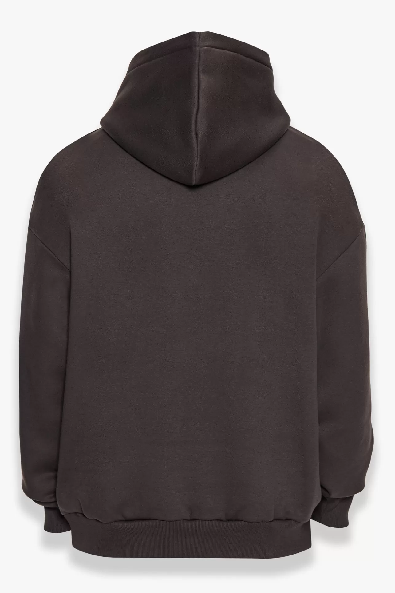 Dropsize SUPER HEAVY OVERSIZE V2 MIDDLE EMBO HOODIE WASHED BLACK / BLACK* Hoodie