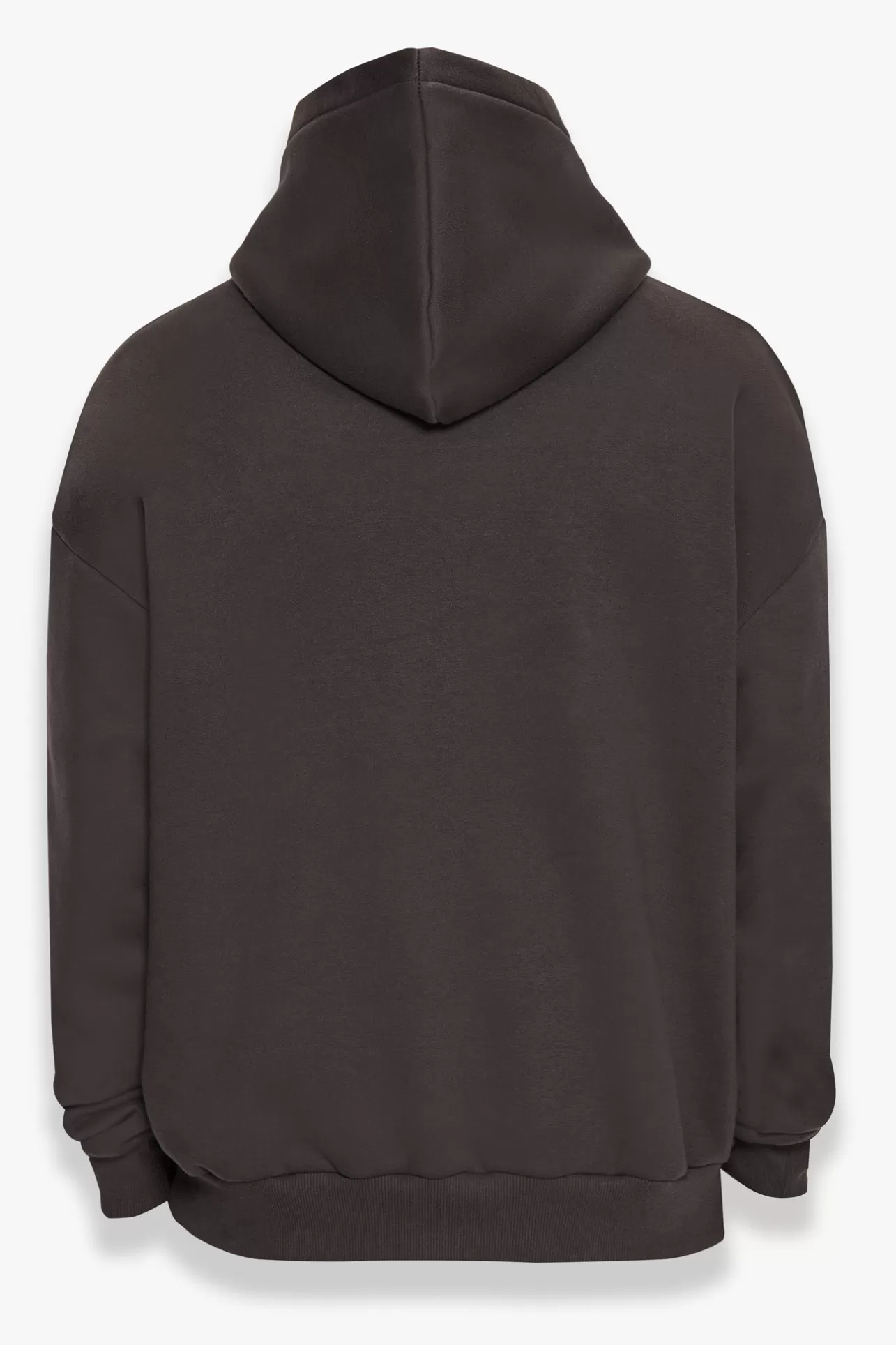 Dropsize SUPER HEAVY OVERSIZE V2 MIDDLE EMBO HOODIE WASHED BLACK / WHITE* Hoodie