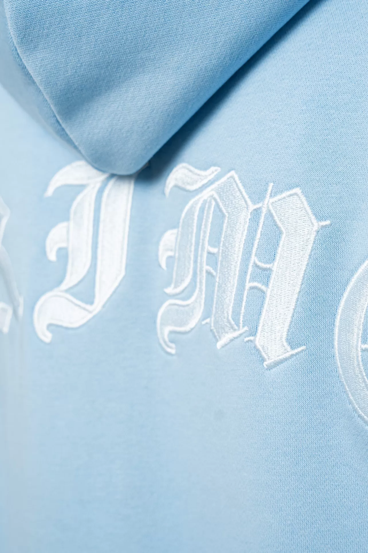 Dropsize SUPER HEAVY OVERSIZED CRIME ZIP HOODIE BABY BLUE* Zips