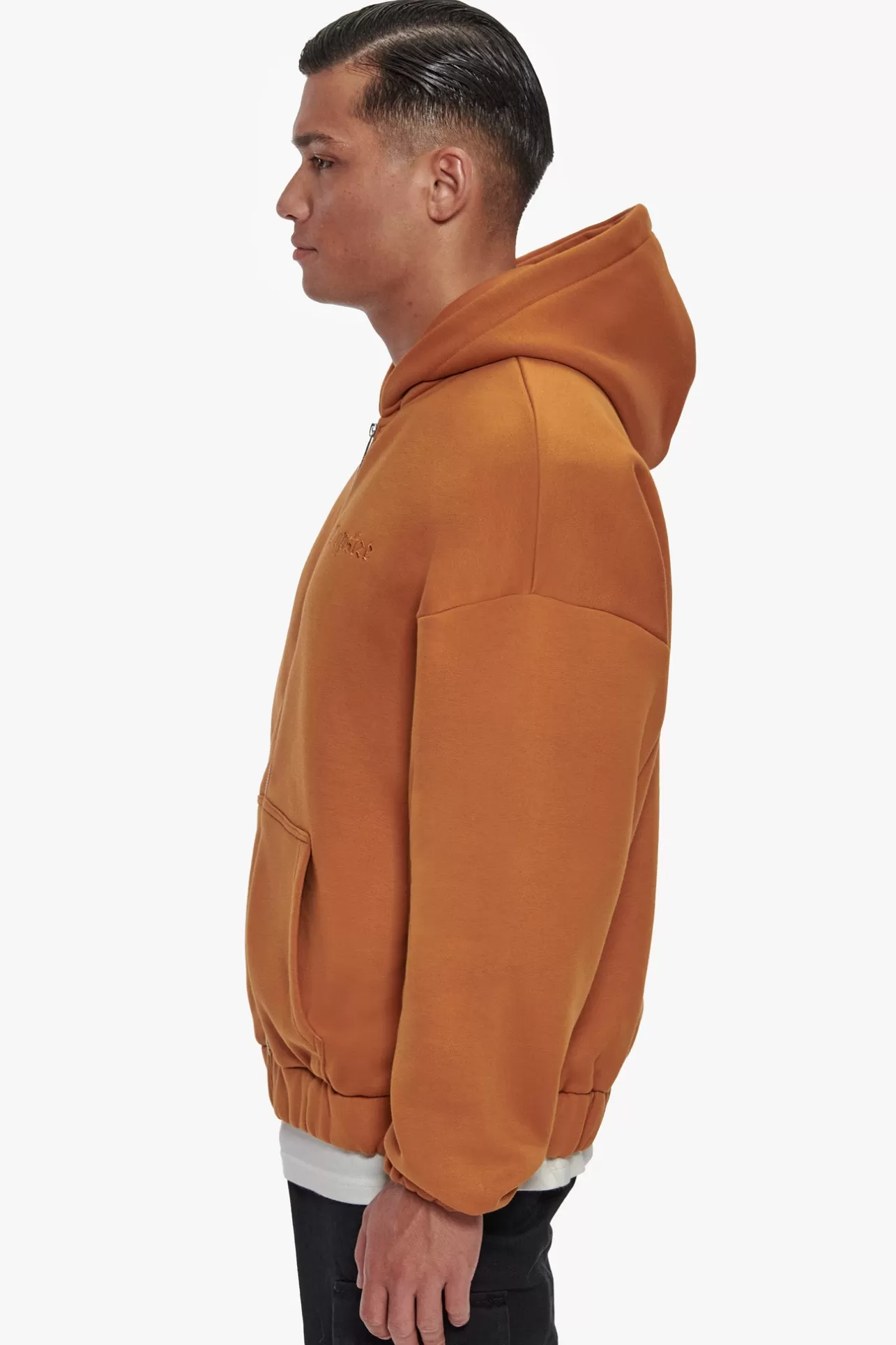 Dropsize SUPER HEAVY OVERSIZED ZIP-HOODIE PUMPKIN SPICE* Zips