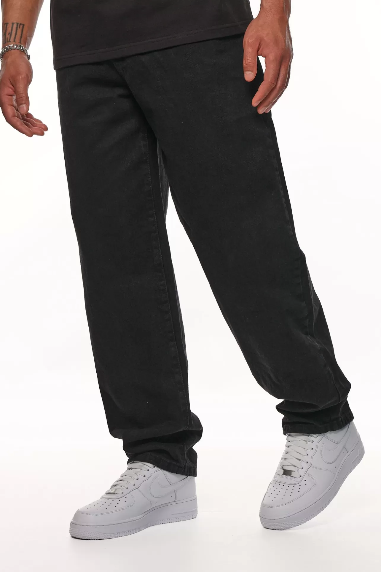Dropsize V4 LOOSE FIT JEANS BLACK* Jeans