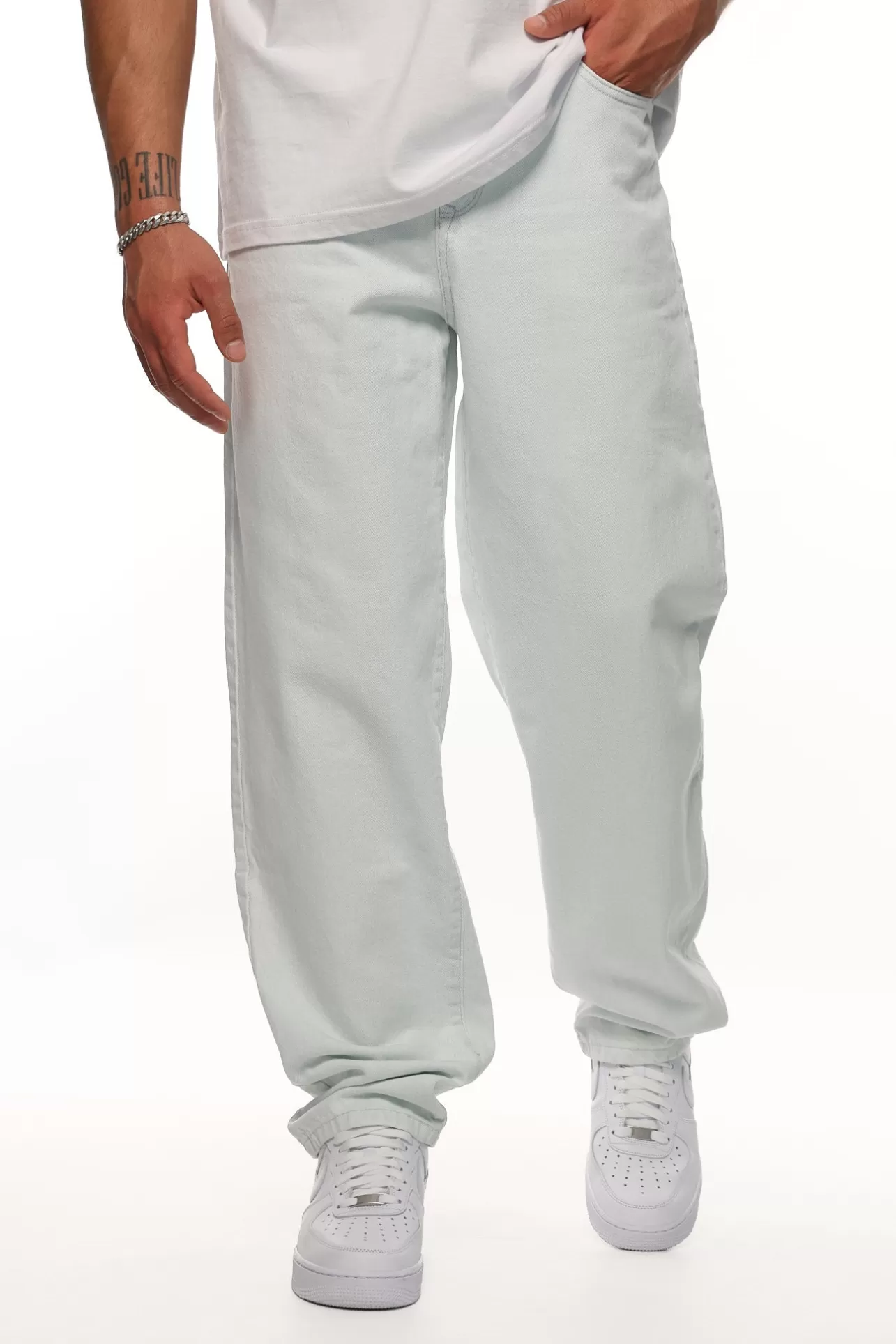 Dropsize V4 LOOSE FIT JEANS LIGHT BLUE* Jeans