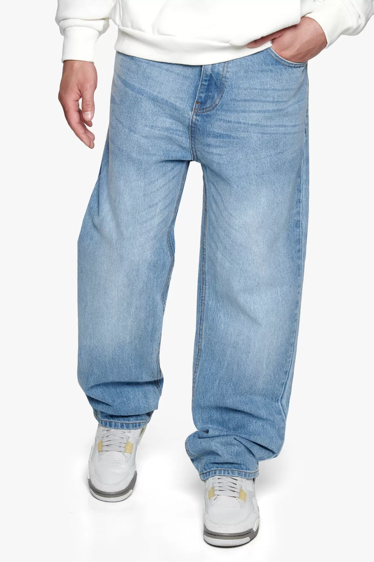 Dropsize V4 LOOSE FIT JEANS LIGHT MID BLUE* Jeans