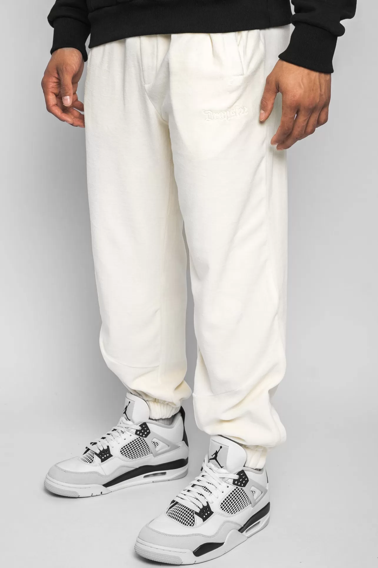 Dropsize VELOR PANTS CREAM WHITE* Jogging